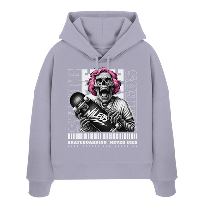 KEEP STEADY - Womens Organic Boxcut Hoodie