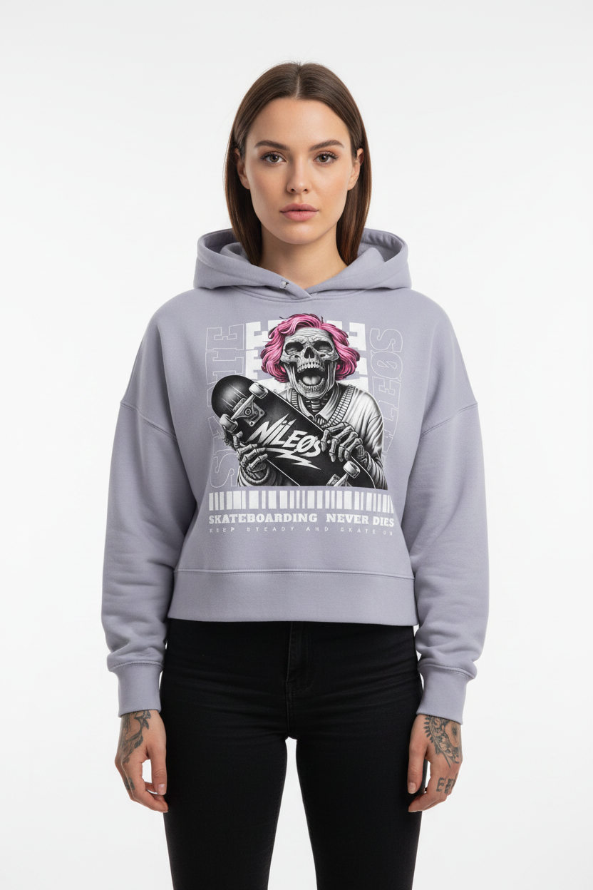 KEEP STEADY - Womens Organic Boxcut Hoodie