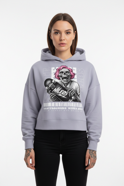 KEEP STEADY - Womens Organic Boxcut Hoodie