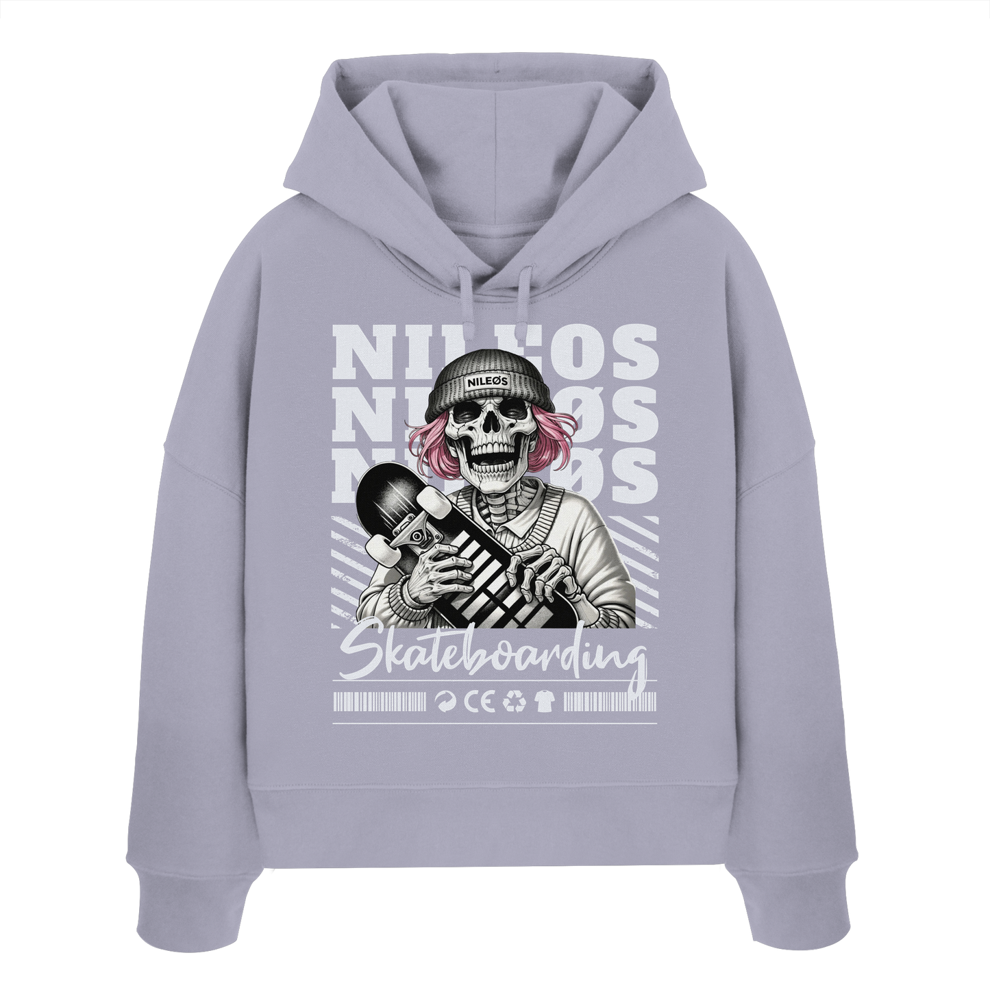 SK8T - Womens Organic Boxcut Hoodie