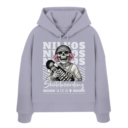 SK8T - Womens Organic Boxcut Hoodie