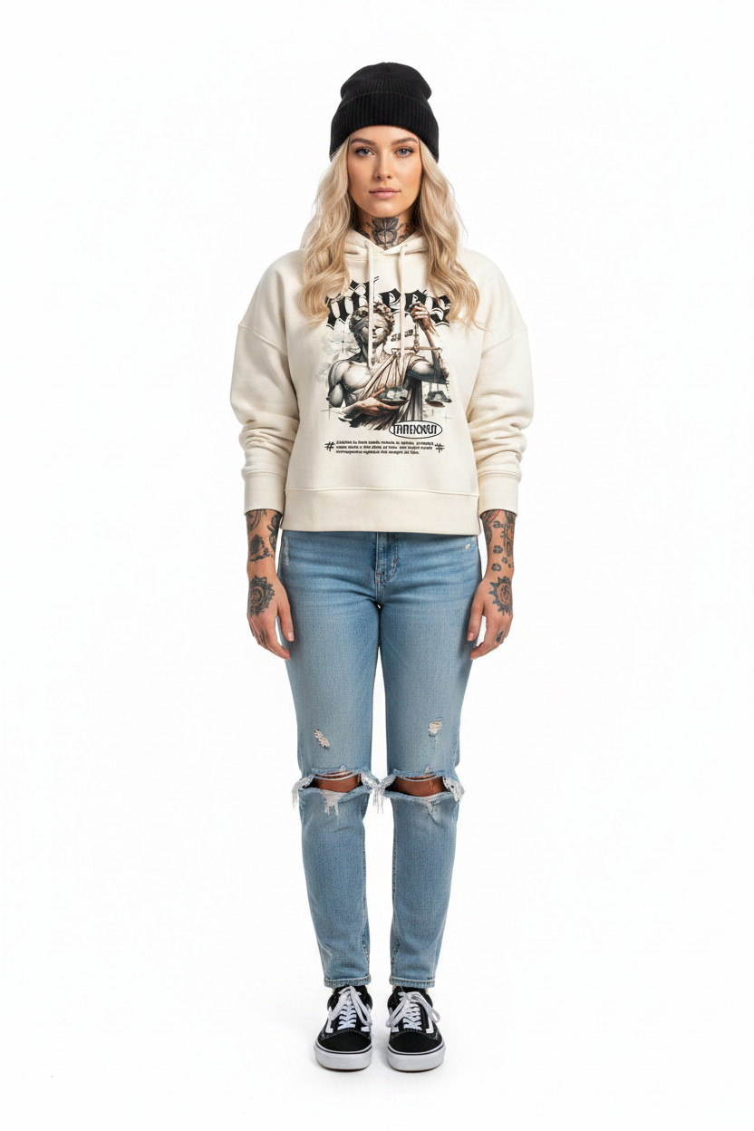Justice - Womens Organic Boxcut Hoodie