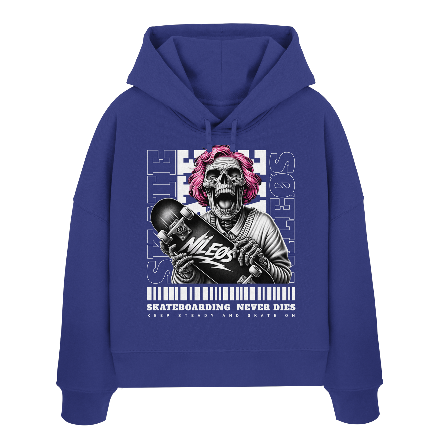 KEEP STEADY - Womens Organic Boxcut Hoodie