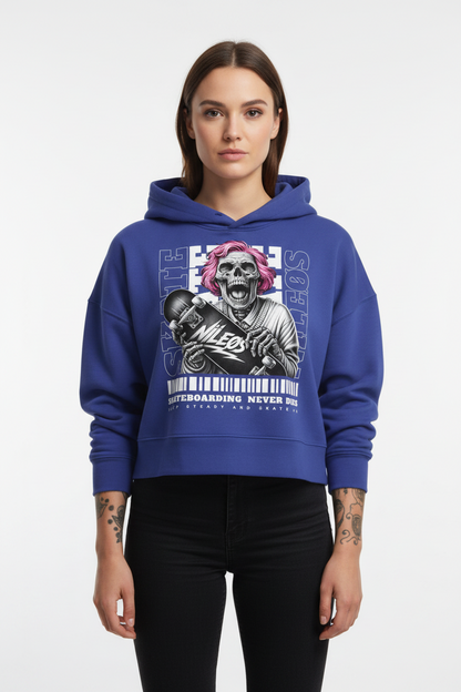 KEEP STEADY - Womens Organic Boxcut Hoodie