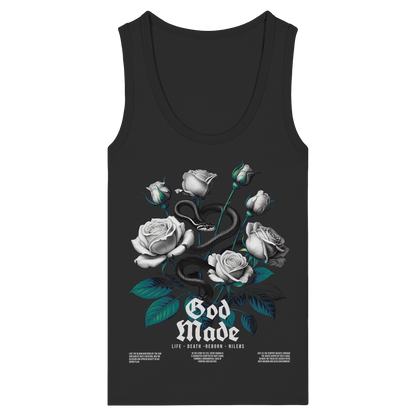God‧Script - Womens Organic Fitted Tank Top