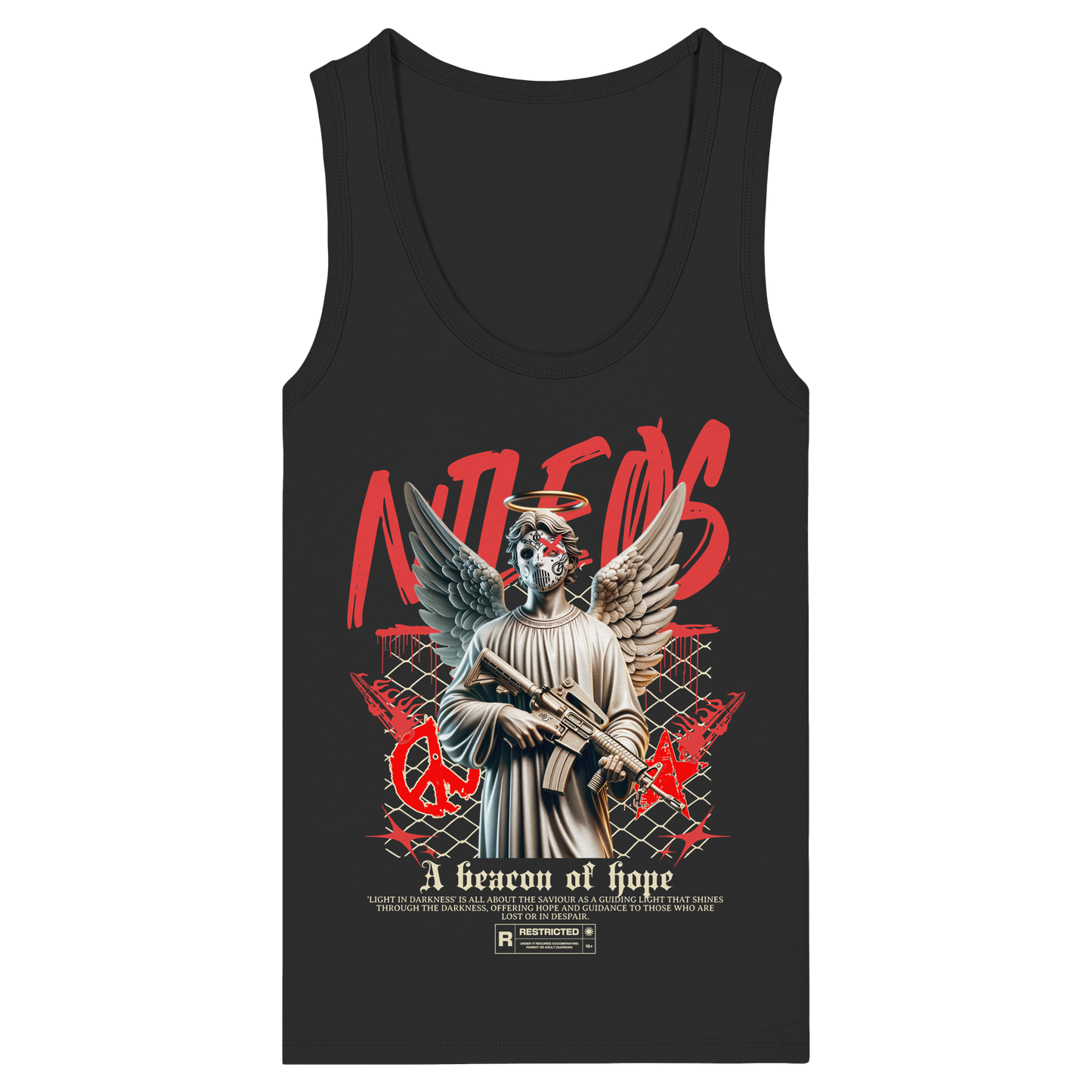 BEΛCON OF HOPE - Womens Organic Fitted Tank Top