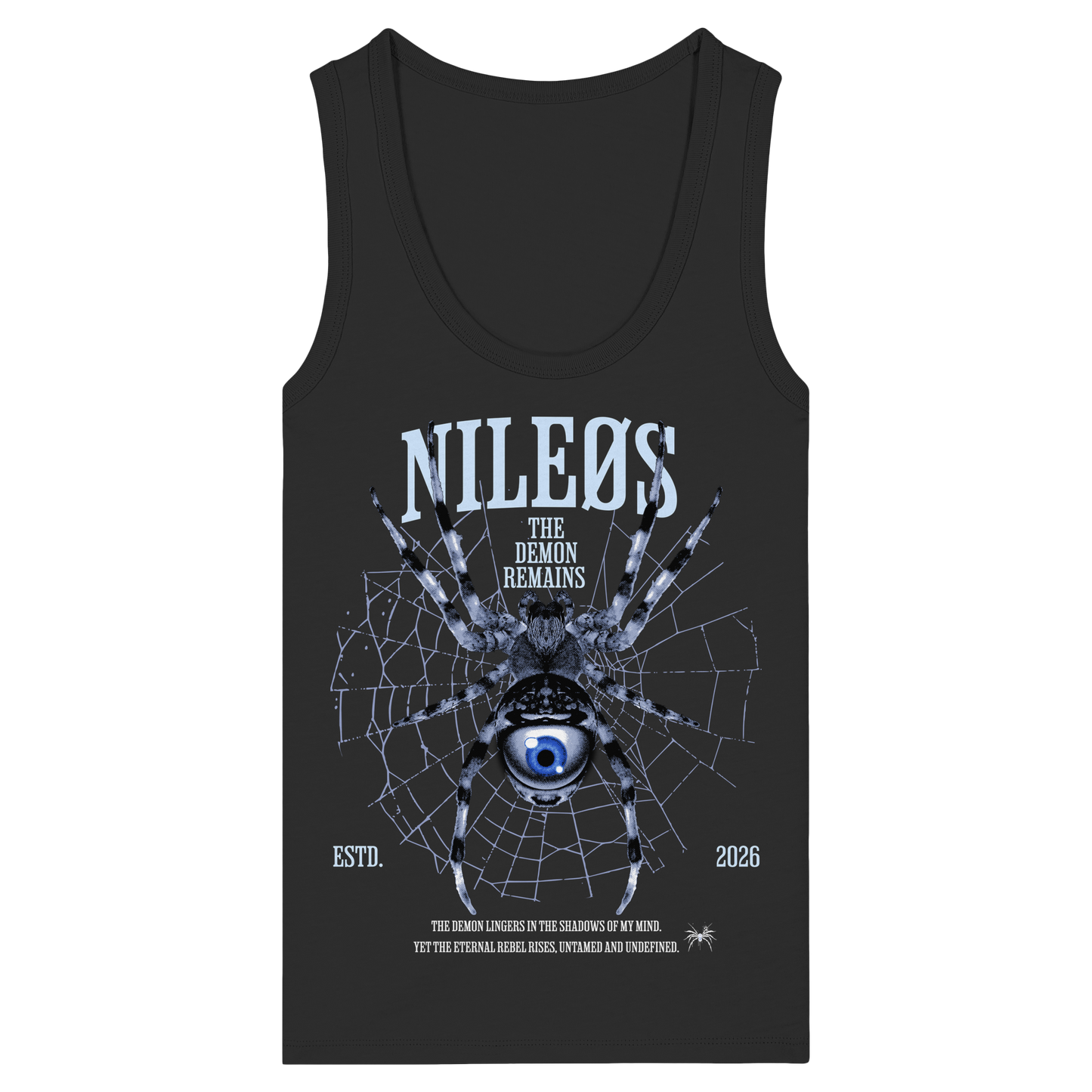 Demon Remains - Womens Organic Fitted Tank Top