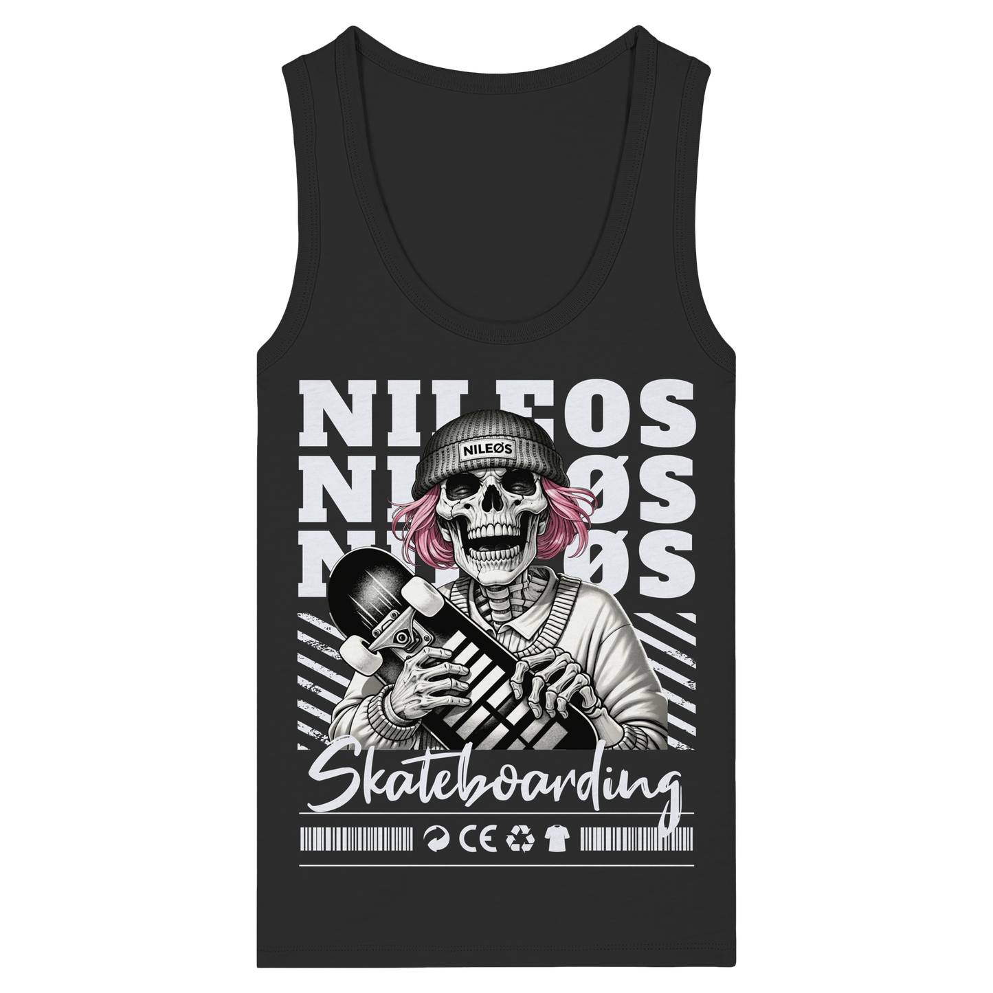 SK8T - Womens Organic Fitted Tank Top