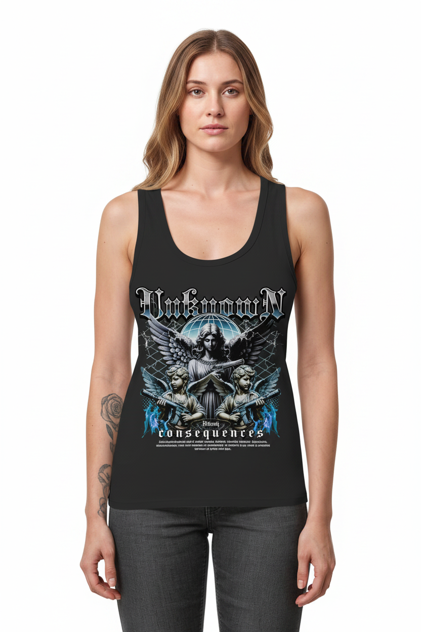 UNKØNSEQ - Womens Organic Fitted Tank Top