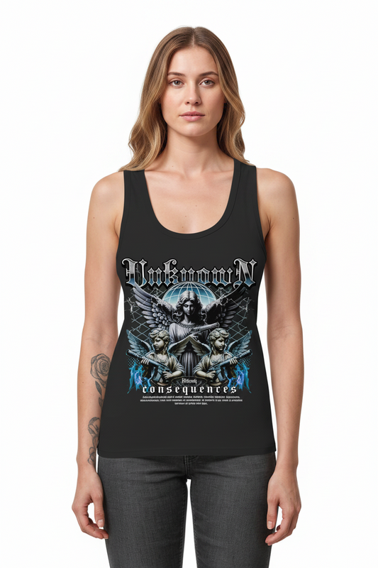UNKØNSEQ - Womens Organic Fitted Tank Top
