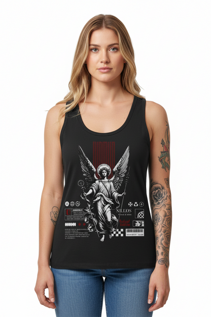 Radiant Watcher - Womens Organic Fitted Tank Top