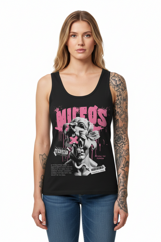 DEADBLØØM - Womens Organic Fitted Tank Top