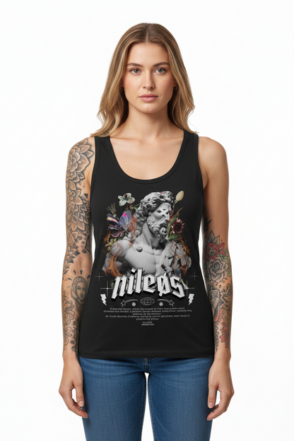 Sadness - Womens Organic Fitted Tank Top