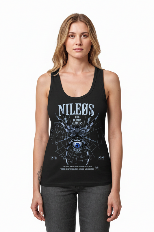 Demon Remains - Womens Organic Fitted Tank Top