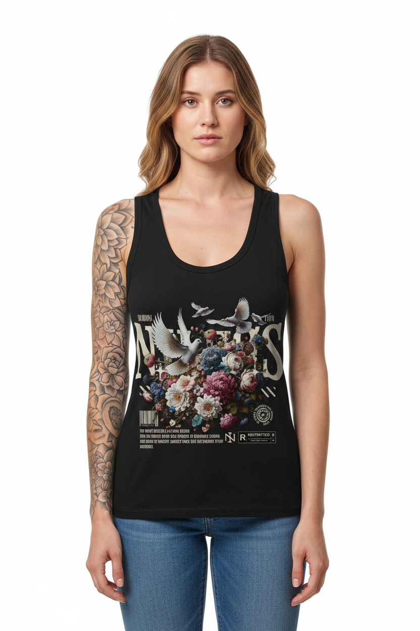 Shadow Eden - Womens Organic Fitted Tank Top