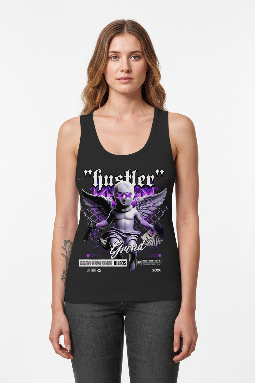 HSTLR  - Womens Organic Fitted Tank Top