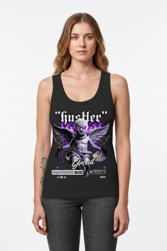 HSTLR  - Womens Organic Fitted Tank Top