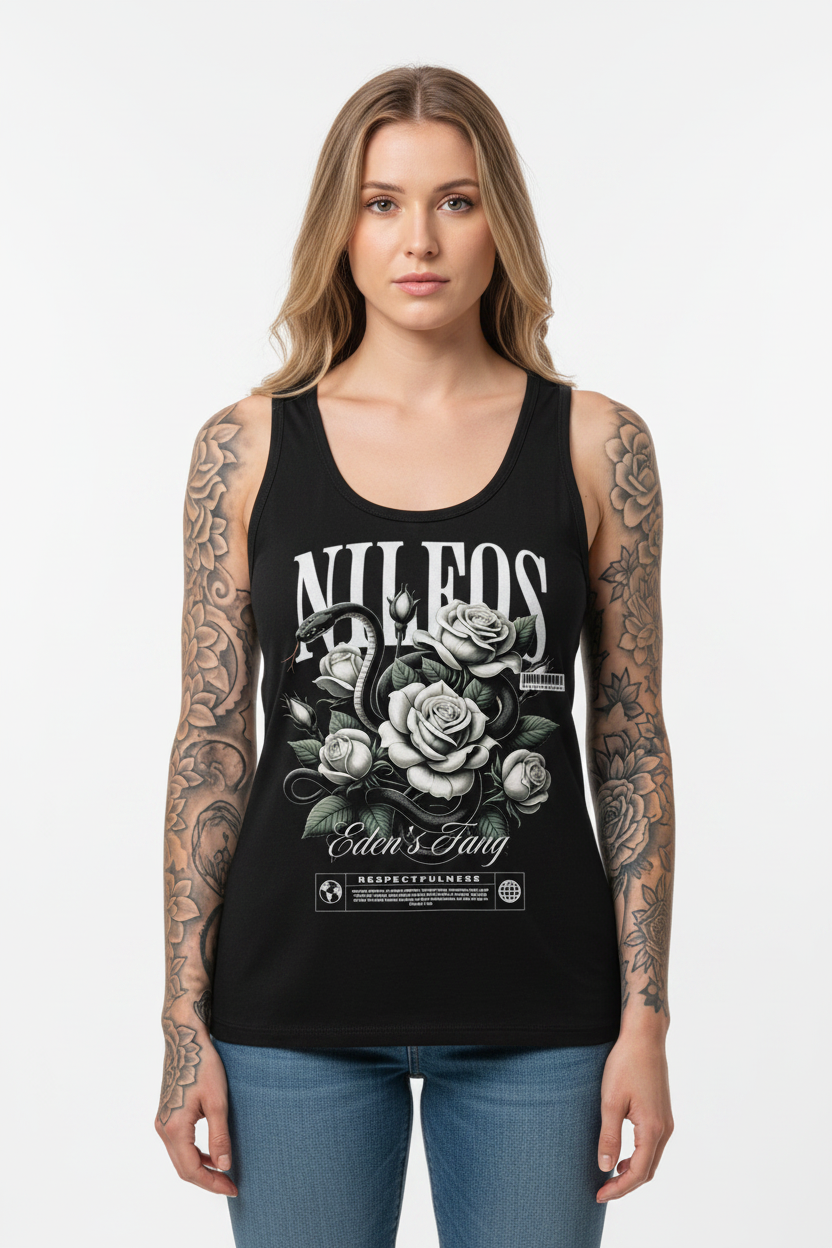 Eden’s Fang - Womens Organic Fitted Tank Top