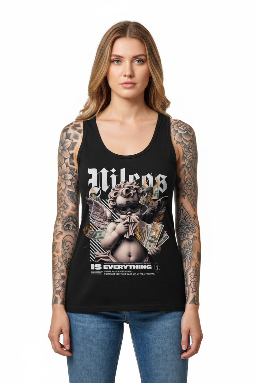 SIXTH SENSE - Womens Organic Fitted Tank Top