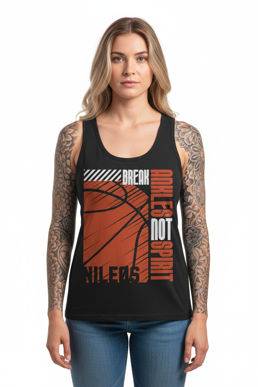 ANKLES - Womens Organic Fitted Tank Top