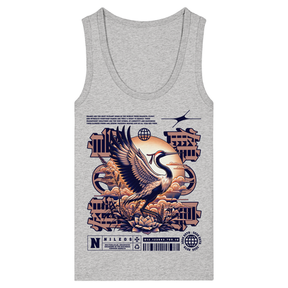 CRANE FINAL - Womens Organic Fitted Tank Top
