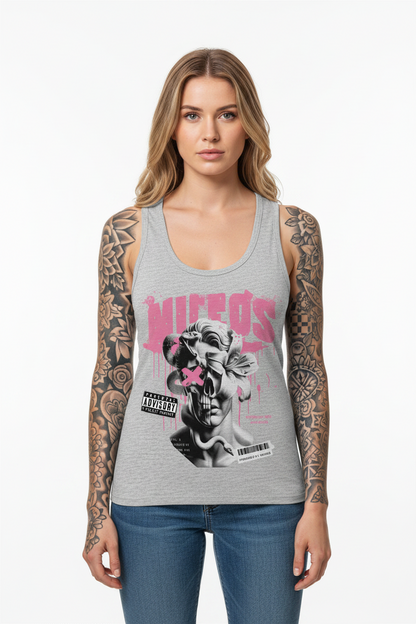 DEADBLØØM - Womens Organic Fitted Tank Top