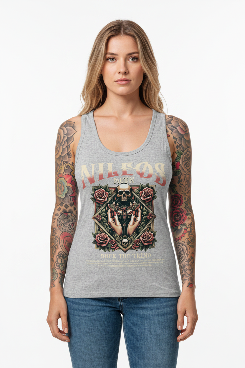 Mutin - Womens Organic Fitted Tank Top