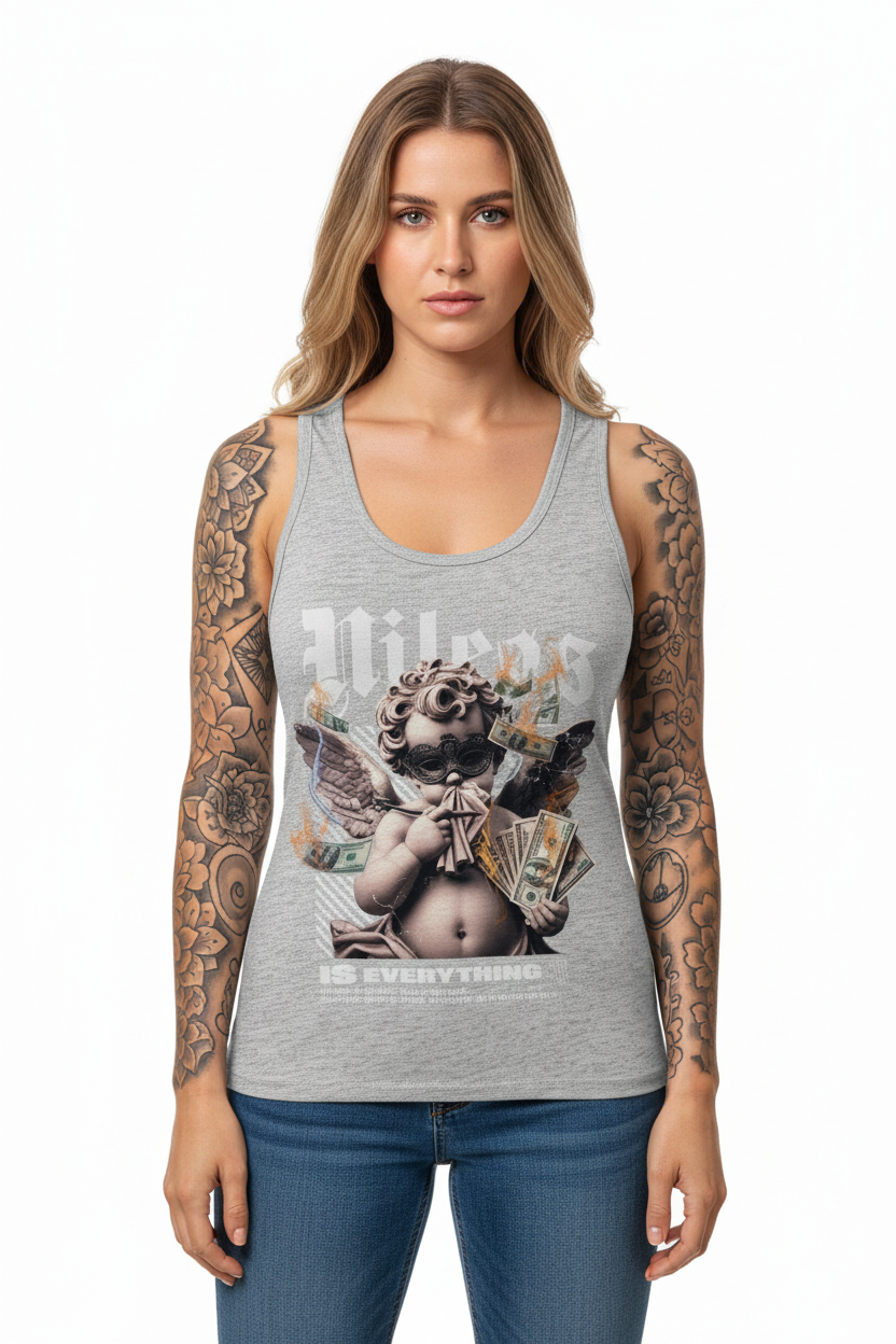 SIXTH SENSE - Womens Organic Fitted Tank Top