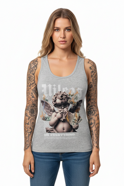 SIXTH SENSE - Womens Organic Fitted Tank Top