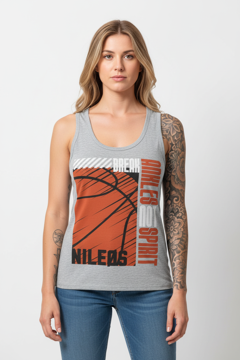 ANKLES - Womens Organic Fitted Tank Top