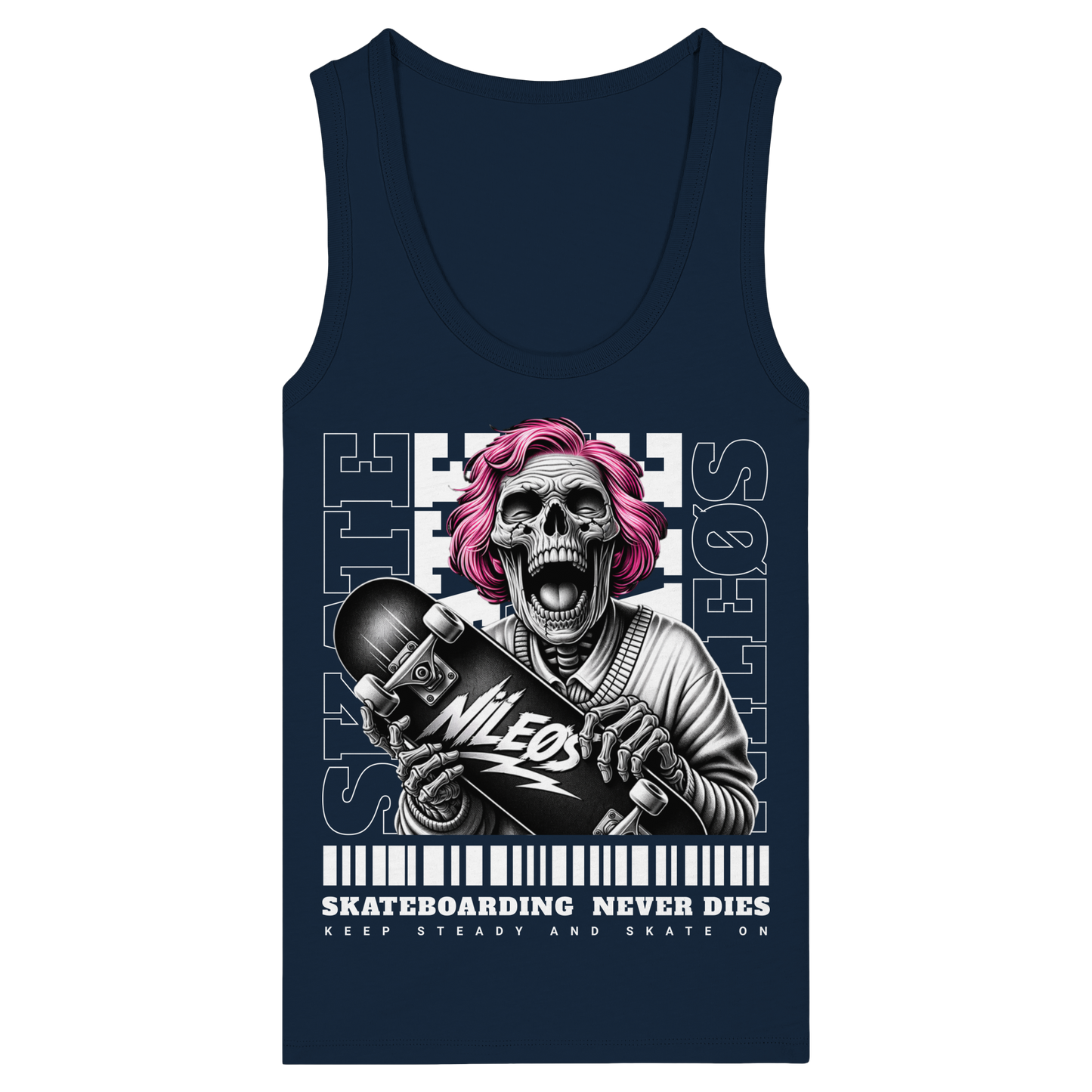 KEEP STEADY - Womens Organic Fitted Tank Top