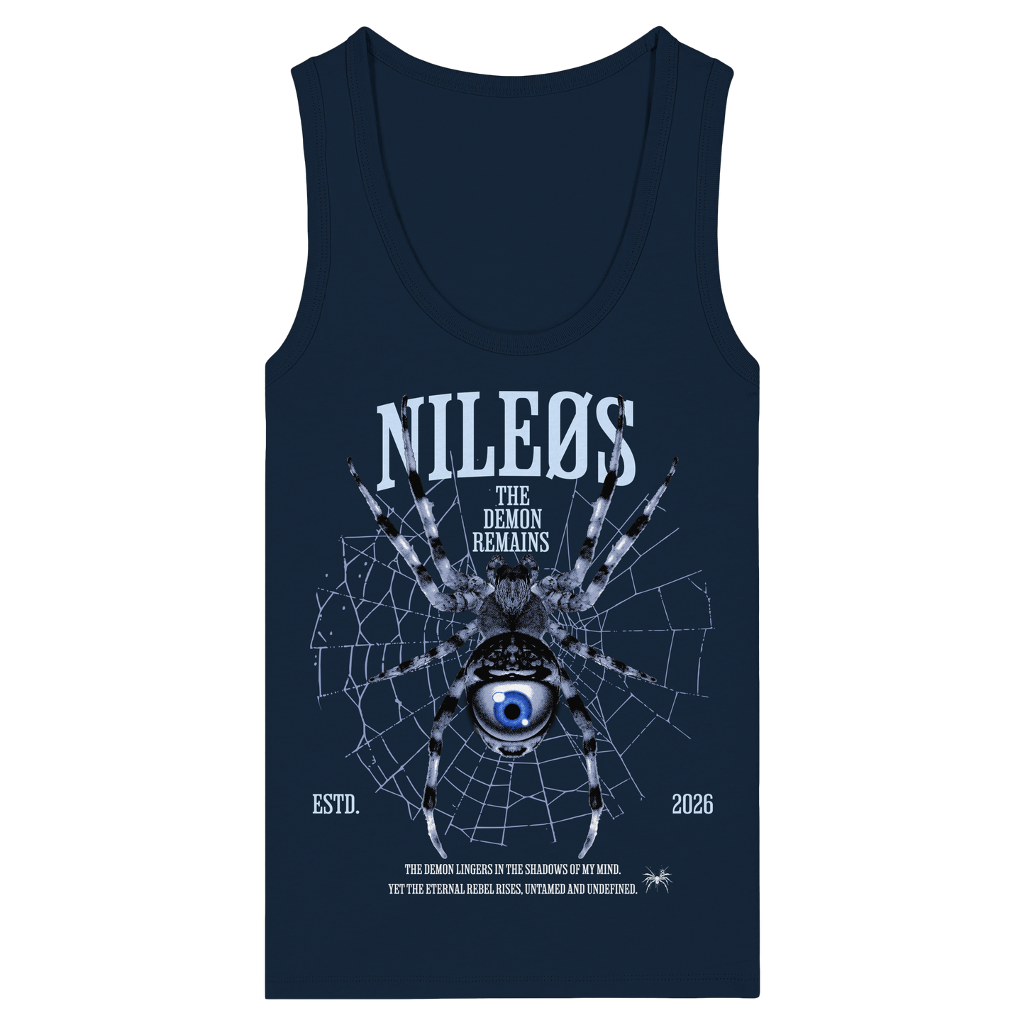 Demon Remains - Womens Organic Fitted Tank Top