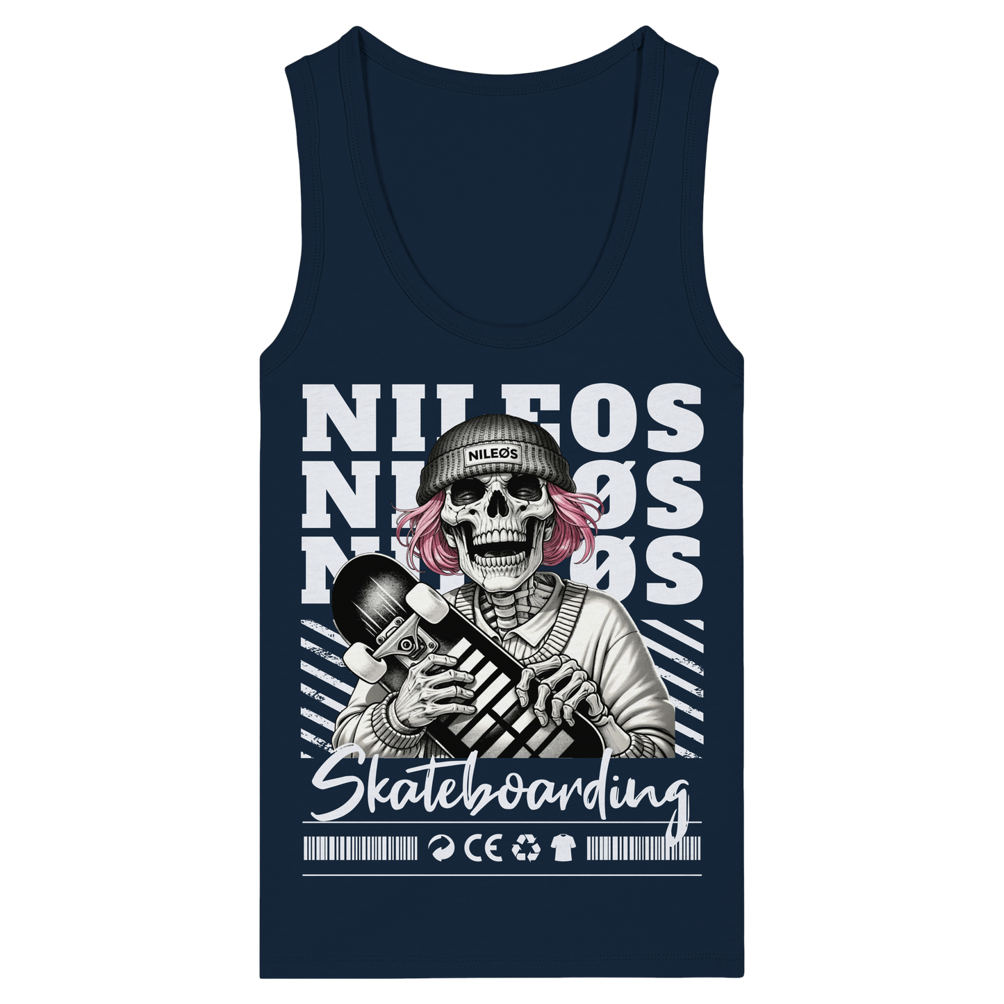 SK8T - Womens Organic Fitted Tank Top