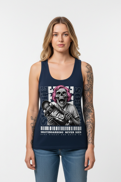 KEEP STEADY - Womens Organic Fitted Tank Top
