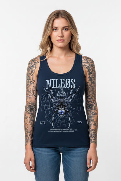 Demon Remains - Womens Organic Fitted Tank Top