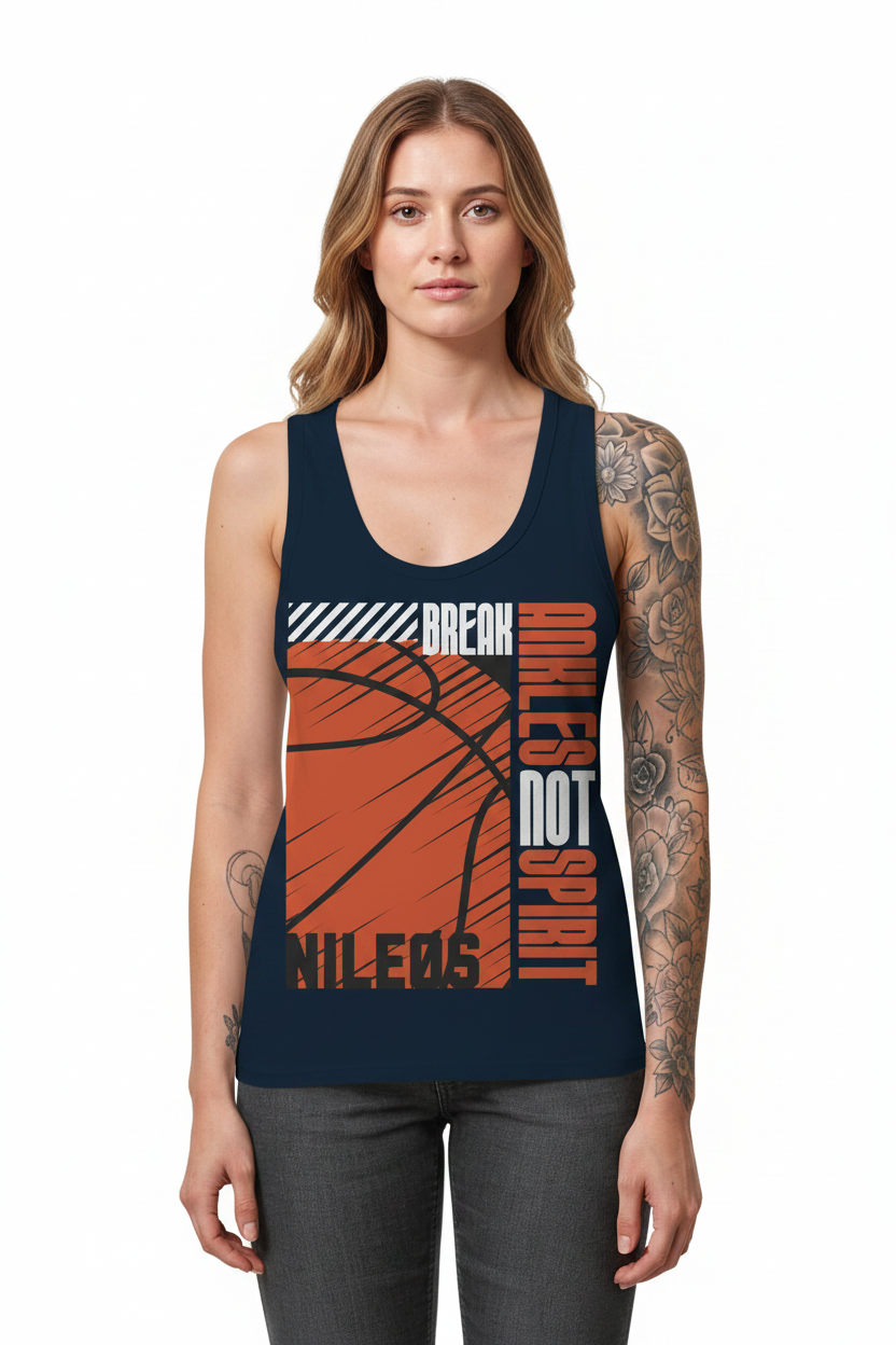 ANKLES - Womens Organic Fitted Tank Top