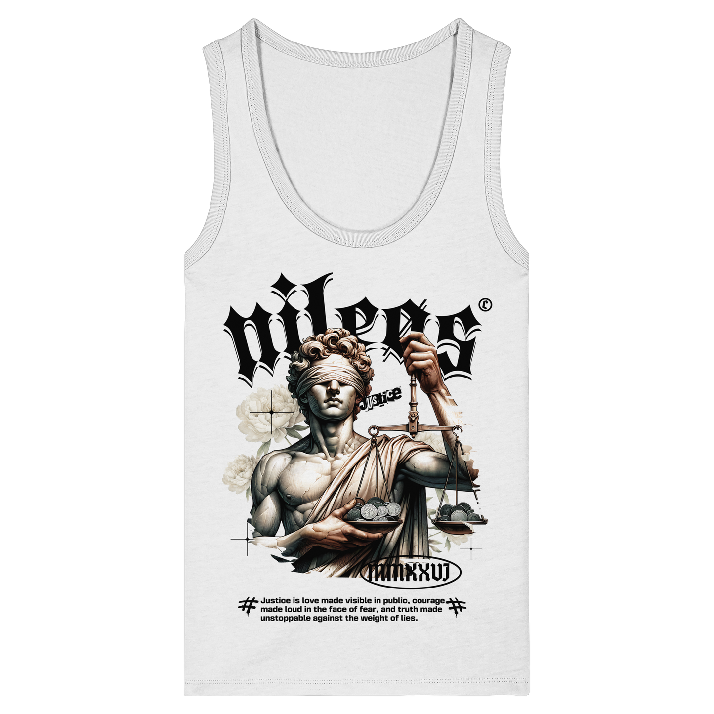Justice - Womens Organic Fitted Tank Top