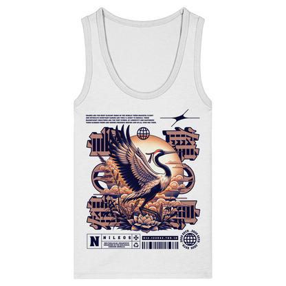 CRANE FINAL - Womens Organic Fitted Tank Top