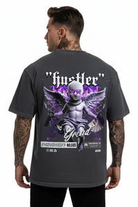 HSTLR Oversized Shirt mit Backprint – NILEOS, Produktfoto 2 – Miniaturansicht 2