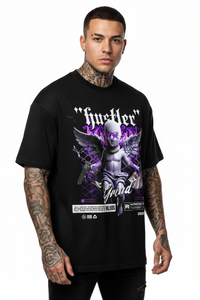 HSTLR Oversized Shirt mit Frontprint – NILEOS, Produktfoto 1 – Miniaturansicht 1