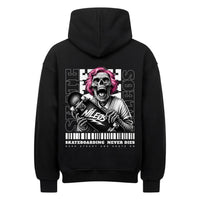 KEEP STEADY Oversized Hoodie – NILEOS, Farbe Schwarz – Miniaturansicht 2