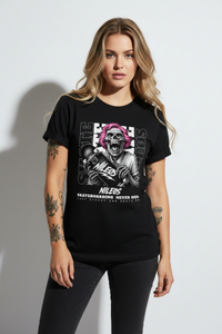 KEEP STEADY Premium Organic Shirt Women – NILEOS, Produktfoto 1 – Miniaturansicht 1
