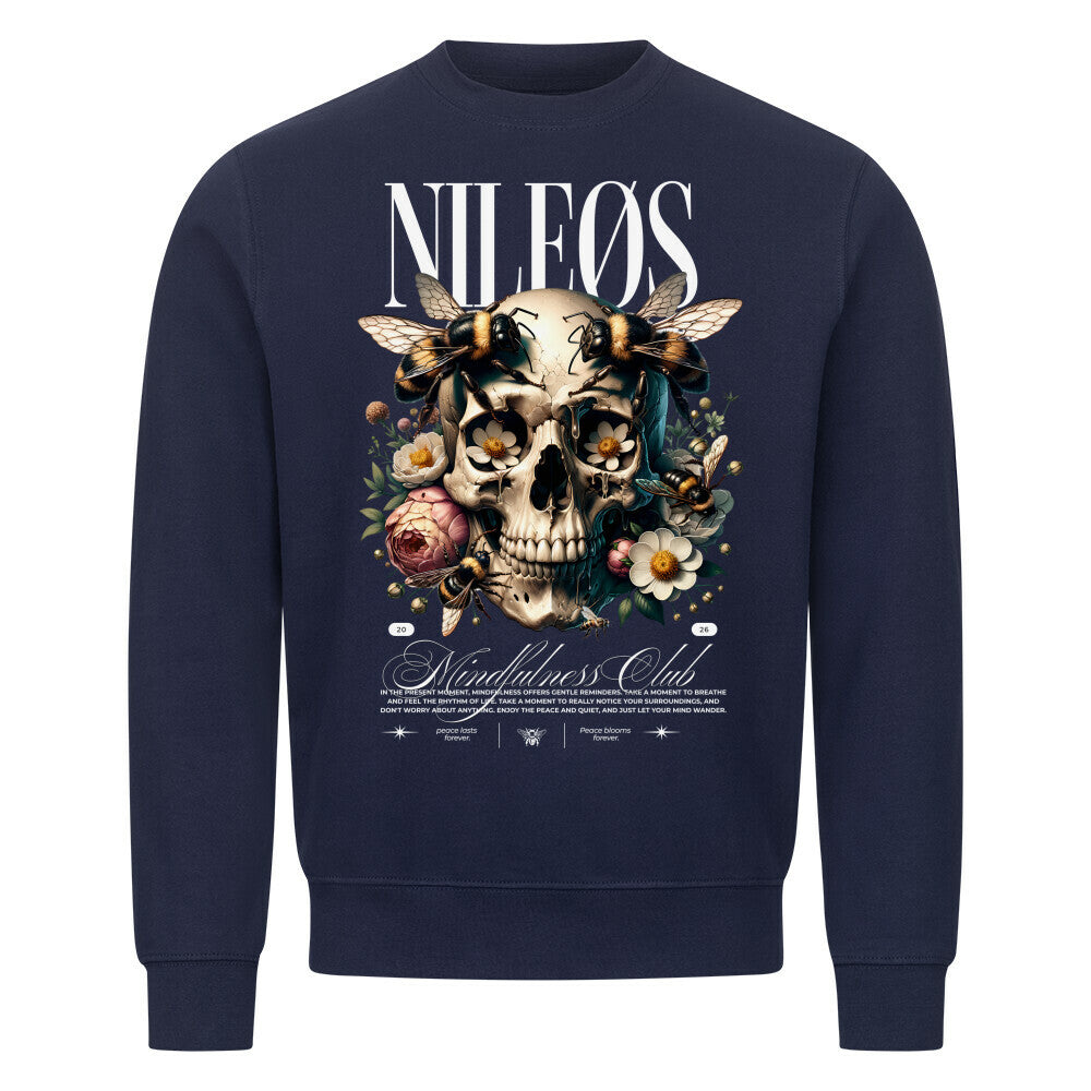 Mindfulness Club Classic Sweatshirt – NILEOS, Farbe Navy Blue