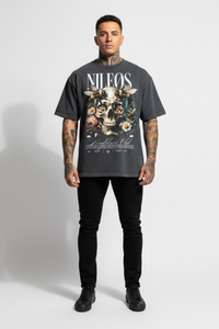 Mindfulness Club Oversized Shirt mit Frontprint – NILEOS, Produktfoto 2 – Miniaturansicht 2
