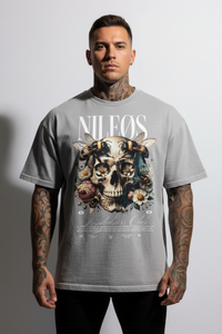 Mindfulness Club Oversized Shirt mit Frontprint – NILEOS, Produktfoto 3 – Miniaturansicht 3