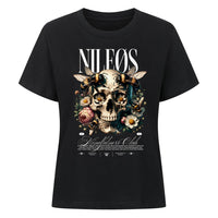 Mindfulness Club Premium Organic Shirt Women – NILEOS, Farbe Schwarz – Miniaturansicht 4
