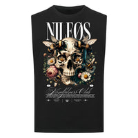 Mindfulness Club Sleeveless Oversized Tee mit Frontprint – NILEOS, Farbe Schwarz – Miniaturansicht 4