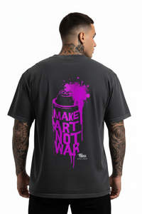 NO WAR! Oversized Shirt mit Backprint – NILEOS, Produktfoto 2 – Miniaturansicht 2