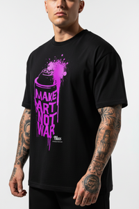 NO WAR! Oversized Shirt mit Frontprint – NILEOS, Produktfoto 1 – Miniaturansicht 1