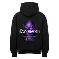 Oxymoron Angel Oversized Hoodie – NILEOS, Farbe Schwarz – Miniaturansicht 2